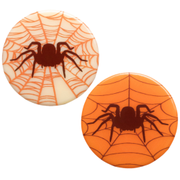 op. 189 szt. Pająki - 33774 Barbara Decor - zestaw dekoracji czekoladowych na Halloween - 30 mm