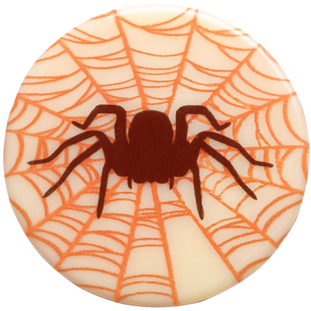 op. 189 szt. Pająki - 33774 Barbara Decor - zestaw dekoracji czekoladowych na Halloween - 30 mm