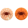 op. 189 szt. Pająki - 33774 Barbara Decor - zestaw dekoracji czekoladowych na Halloween - 30 mm