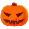 op. 105 szt. Czekoladowe Dynie zestaw na Halloween - 33764 Barbara Decor - dekoracje z białej czekolady - dł. 29 mm