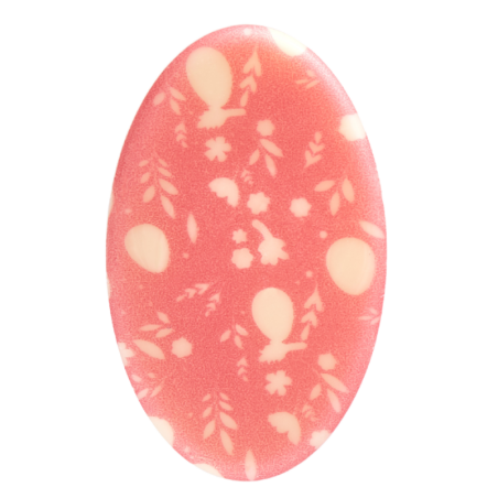 op. 165 szt. Wiosenne Pisanki 33754 Barbara Decor - zestaw wielkanocnych dekoracji z białej czekolady - wym. 24 x 40 mm