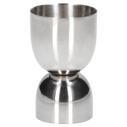 Dwustronna miarka barmańska z szerokim kielichem - 15 i 30 ml - do odmierzania alkoholi i płynnych dodatków