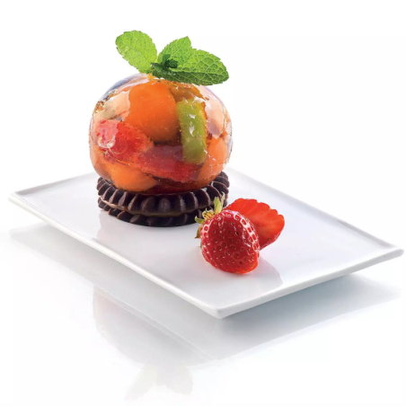 MUL3D 48 Silikomart - zestaw do trójwymiarowych monoporcji i deserów - kula - śr. 48 mm / poj. 58 ml x 5 porcji