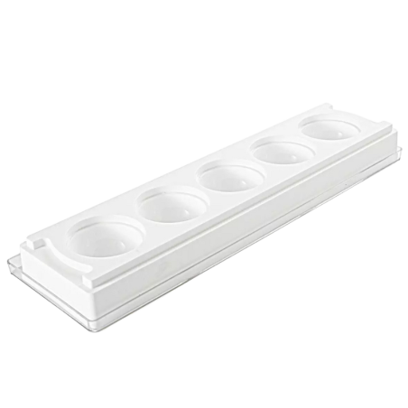 MUL3D 48 Silikomart - zestaw do trójwymiarowych monoporcji i deserów - kula - śr. 48 mm / poj. 58 ml x 5 porcji