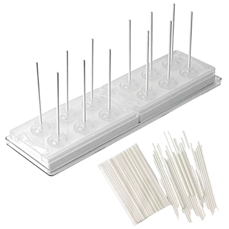 MUL3D 28 Silikomart - zestaw do trójwymiarowych lizaków i deserów - kula - śr. 28 mm / poj. 11.5 ml x 12 porcji