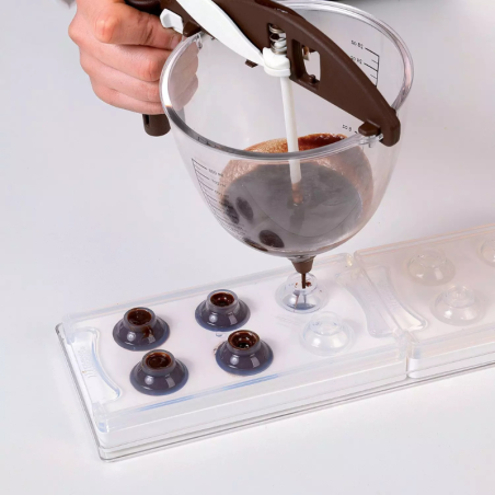 MUL3D 28 Silikomart - zestaw do trójwymiarowych lizaków i deserów - kula - śr. 28 mm / poj. 11.5 ml x 12 porcji