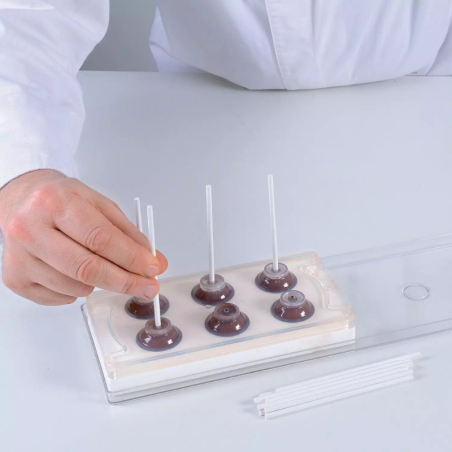 MUL3D 28 Silikomart - zestaw do trójwymiarowych lizaków i deserów - kula - śr. 28 mm / poj. 11.5 ml x 12 porcji