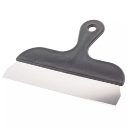 Trapezowa szpachla cukiernicza z uchwytem z tworzywa - dł. 270 x szer. 55 mm - Silikomart