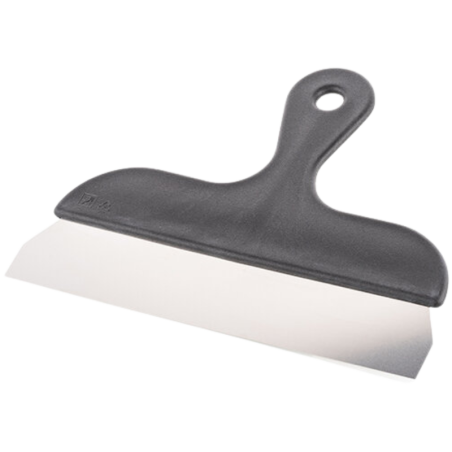 Trapezowa szpachla cukiernicza z uchwytem z tworzywa - dł. 270 x szer. 55 mm - Silikomart