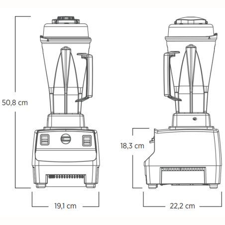 Vita-Prep 3 ® Vitamix - wielofunkcyjny blender kuchenny o wysokiej wydajności - wolnostojący
