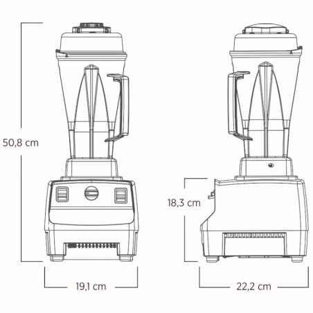 Vita-Prep 3 ® Vitamix - wielofunkcyjny blender kuchenny o wysokiej wydajności - wolnostojący