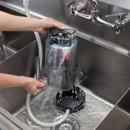 Rinse-O-Matic ® Vitamix - profesjonalna myjka do przemywania pojemników do blenderów - zestaw