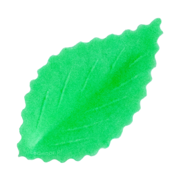 400 szt. LIŚĆ CZEREŚNI PISTACJOWY 072240 ROSE DECOR jadalna dekoracja waflowa w kształcie liści