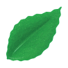 400 szt. LIŚĆ CZEREŚNI ZIELONY 071140 ROSE DECOR jadalna dekoracja waflowa w kształcie liści