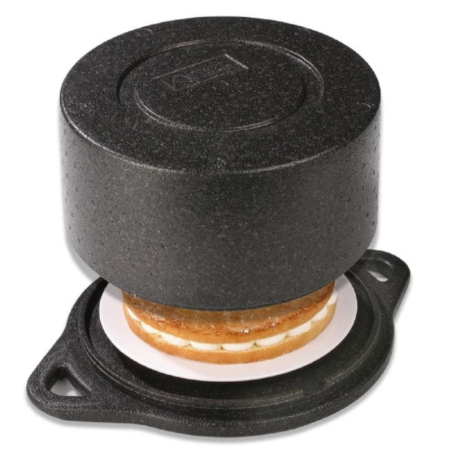 Termobox na tort - transportowy pojemnik izotermiczny - śr. 34 x wys. 15 cm - nr kat. 4000249318 Thermohauser