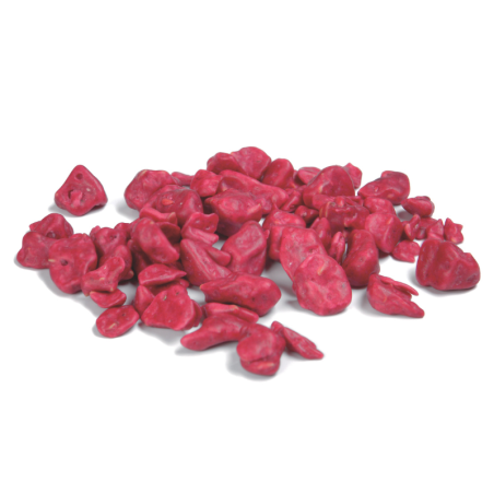 op. 400 g Liofilizowane kawałki malin pokryte warstwą tłuszczu kakaowego - posypka - Crispy Wet Proof Sosa Ingredients