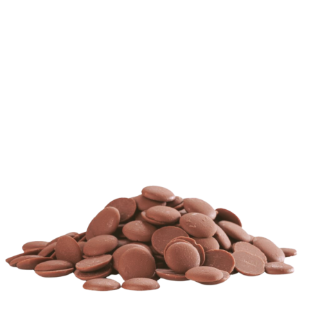 op. 1 kg Mleczna czekolada z karmelem - Lactee Caramel 31% Cacao Barry - kuwertura czekoladowa w kaletkach