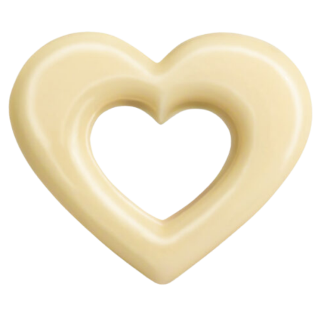 op. 126 szt. Serce w Sercu - walentynkowy zestaw dekoracji czekoladowych - dł. 31 mm - nr. kat. 33413 Barbara Decor