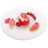 op. 126 szt. Serce w Sercu - walentynkowy zestaw dekoracji czekoladowych - dł. 31 mm - nr. kat. 33413 Barbara Decor