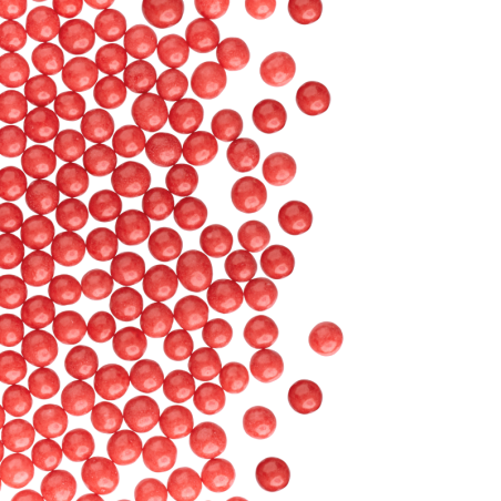 op. 1.2 kg Perełki czerwone - miękkie kuleczki do dekoracji cukierniczych - nr. kat. 097469 Barbara Decor