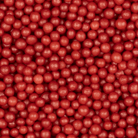 op. 1.2 kg Perełki czerwone - miękkie kuleczki do dekoracji cukierniczych - nr. kat. 097469 Barbara Decor