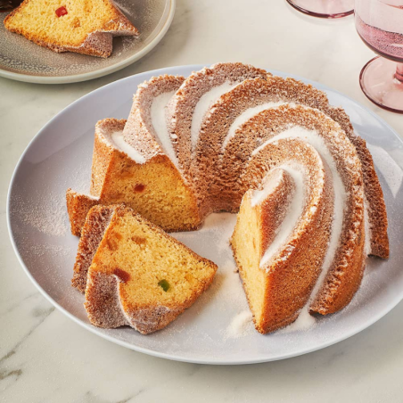 op. 1 kg Kandyzowana skórka pomarańczy do dekoracji pączków - kostka o wym. 4 x 4 mm