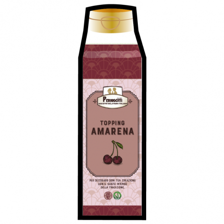 polewa wiśniowa do lodów i gofrów w wygodnej butelce