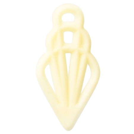 650 szt. Ażurki FINEZJA z białej czekolady 33104 Barbara Decor