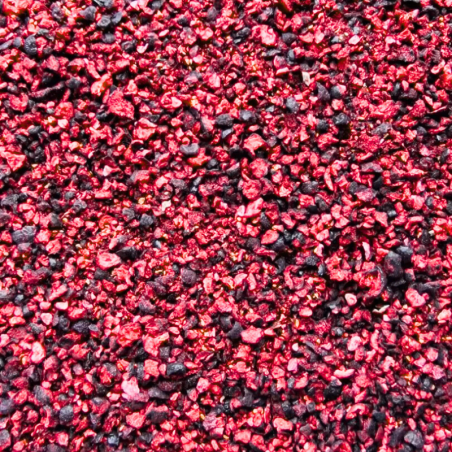 op. 100 g Żurawina liofilizowana - grys - chrupiąca posypka owocowa