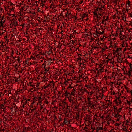 op. 100 g Czerwona porzeczka liofilizowana - grys - chrupiąca posypka owocowa