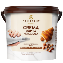 op. 5 kg CREMA DOPPIA NOCCIOLA - gotowe nadzienie z orzechów laskowych i czekolady - FNN-S1835-651 Callebaut
