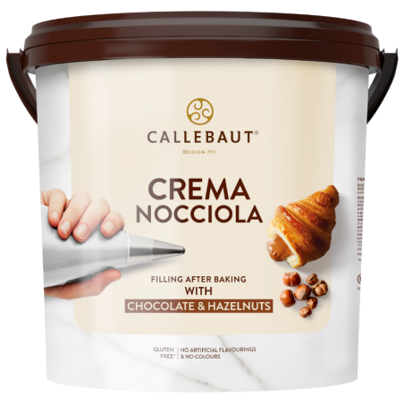 op. 10 kg CREMA NOCCIOLA - kremowe nadzienie z orzechów laskowych i czekolady - FNN-S1235-T06 Callebaut