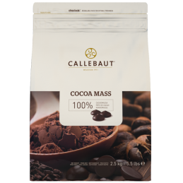 op. 2.5 kg Miazga kakaowa o zaw. 100% kakao - Cocoa Mass Callebaut - nr. kat. CM-CAL-E4-U70