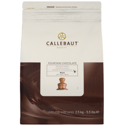 2.5 kg MILK FOUNTAIN CHOCOLATE 37.8% CHM-N823FOUNE4-U71 CALLEBAUT wysoko płynna mleczna czekolada do fontanny