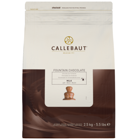 2.5 kg MILK FOUNTAIN CHOCOLATE 37.8% CHM-N823FOUNE4-U71 CALLEBAUT wysoko płynna mleczna czekolada do fontanny