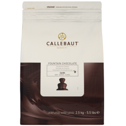 2.5 kg DARK FOUNTAIN CHOCOLATE 57.6% CHD-N811FOUNE4-U71 CALLEBAUT wysoko płynna ciemna czekolada do fontanny
