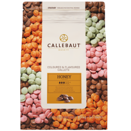 op. 2.5 kg Czekolada miodowa - połączenie mlecznej czekolady z miodem - Honey Callets™ Callebaut