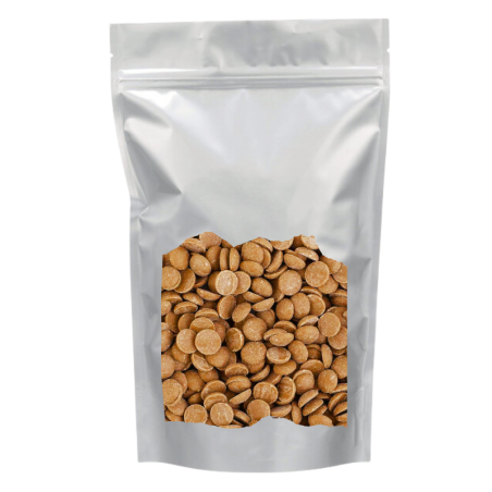 op. 1 kg Mleczna czekolada o zaw. 33.6% kakao - RECIPE N°823 Callebaut - czekolada cukiernicza w kaletkach