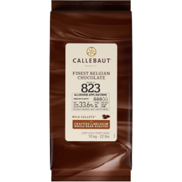op. 10 kg Mleczna czekolada o zaw. 33.6% kakao - RECIPE N°823 Callebaut - nr. kat. 823NV-01B