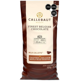 op. 10 kg Mleczna czekolada o zaw. 33.6% kakao - RECIPE N°823 Callebaut - nr. kat. 823NV-01B