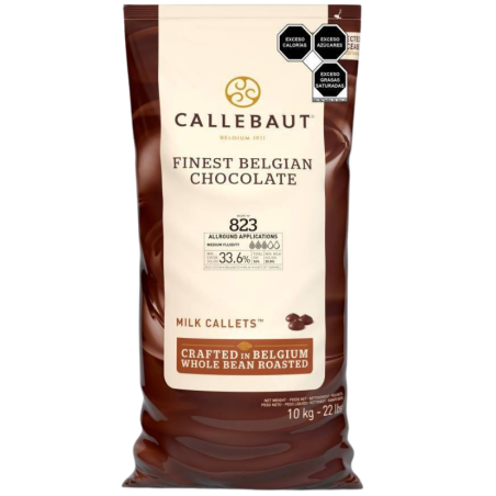 op. 10 kg Mleczna czekolada o zaw. 33.6% kakao - RECIPE N°823 Callebaut - nr. kat. 823NV-01B