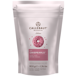 op. 800 g Chrupiące kuleczki zbożowe w polewie z czekolady rubinowej - Ruby Crispearls™ Callebaut