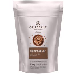 op. 800 g Chrupiące kuleczki zbożowe w polewie z mlecznej czekolady - Milky Crispearls™ Callebaut