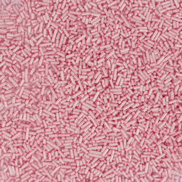 pałeczki cukrowe - posypka perłowa jasna różowa od sweet decor