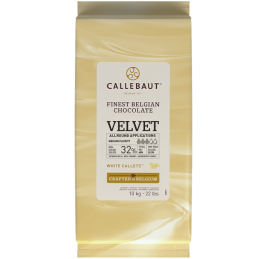 op. 10 kg Biała czekolada o zaw. 32% kakao - VELVET Callebaut - nr. kat. W3-01B