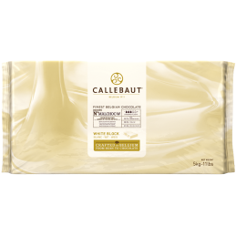 op. 5 kg Biała czekolada z maltitolem o zaw. 30.7% kakao - MALCHOC-W-123 Callebaut - blok czekoladowy bez dodatku cukru