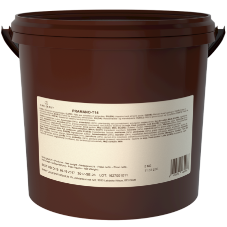 op. 5 kg Pralina z orzechów laskowych i migdałów - nadzienie cukiernicze - PRAMANO-T14 Callebaut