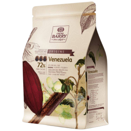 op. 2.5 kg Ciemna czekolada o zaw. 72% kakao - Venezuela Cacao Barry - czekolada w kaletkach