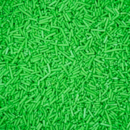 op. 1 kg Pałeczki zielone - cukrowa posypka dekoracyjna - Cukieteria.pl