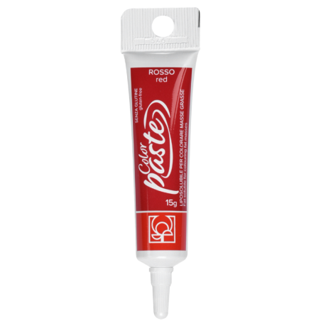 op. 15 g Czerwony barwnik spożywczy - do barwienia czekolady i tłustych mas cukierniczych - ColorPaste Modecor - nr. kat. 23335